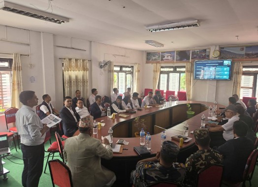 म्याग्दी जिल्लामा रहेका सरकारी तथा सार्वजनिक कार्यालय र जिल्ला बाहिर रहेर म्याग्दीमा आ.ब. २०८२/०८३ मा सञ्चालित कार्यक्रमहरूको वार्षिक प्रगति समीक्षा कार्यक्रम